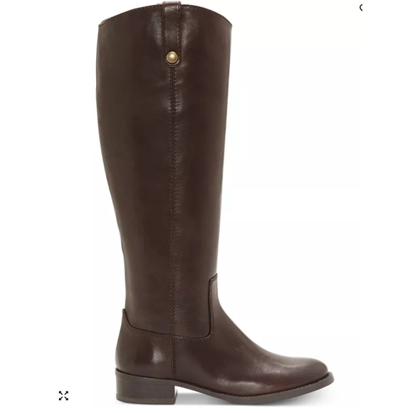$189 INC  Boots Women's Size 5.5M Fawne Riding Leather Knee High Boots - Picture 2 of 6